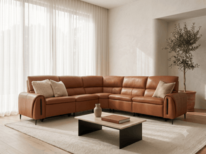 Arizona Electric Recliner Sofa Tan Large Corner - XShowhome Limited - Xshowhome