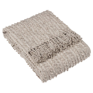 Arvo Boucle Yarn Throw 130x180 Feather - Canwell Interiors Limited - Riva