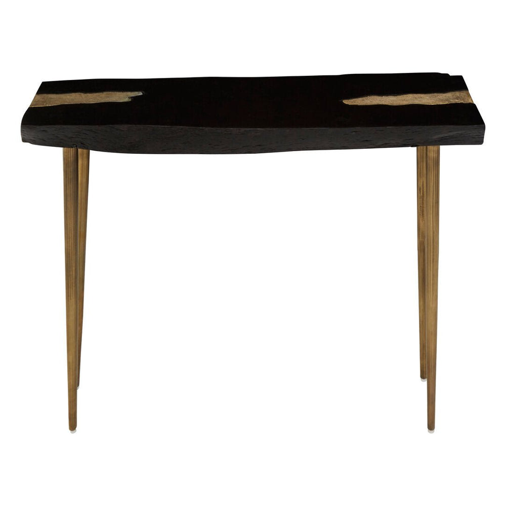 Asamra Black Acacia Wood Console Table - Canwell Interiors Limited - Xshowhome