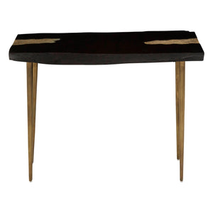 Asamra Black Acacia Wood Console Table - XShowhome Limited - Xshowhome
