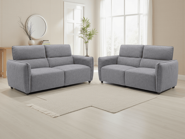 Ascot Sofa Grey 3+2 Set - XShowhome Limited - Xshowhome
