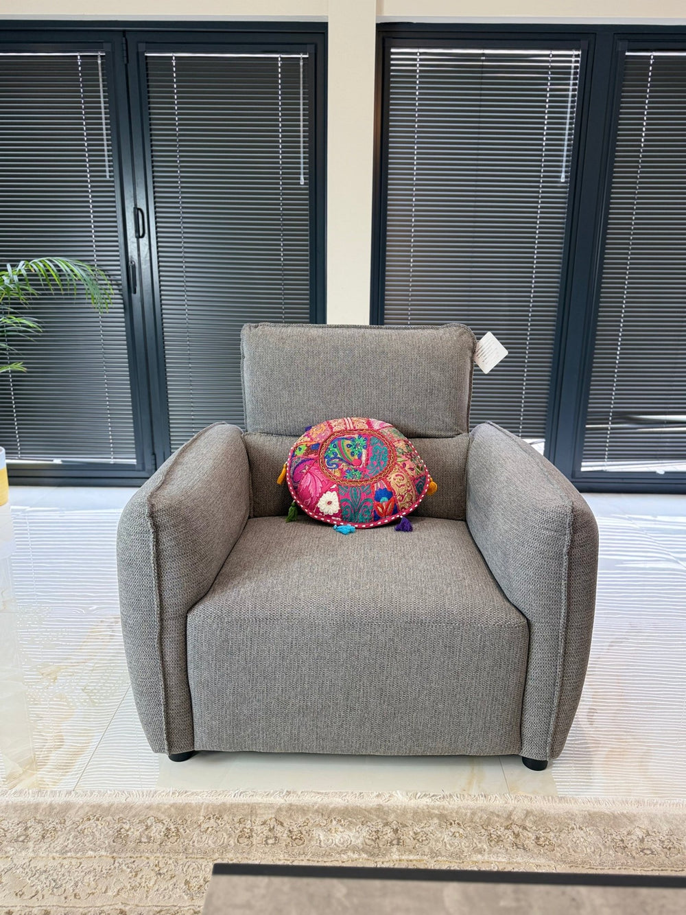 Ascot Sofa Grey Armchair - XShowhome Limited - Xshowhome