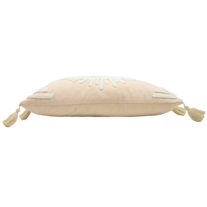 Ashram Eye 35x50 Feather Filled Cushion Blush - Canwell Interiors Limited - Riva