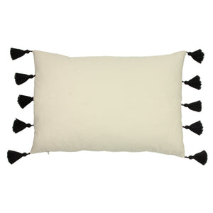 Ashram Eye 35x50 Feather Filled Cushion Mono - Canwell Interiors Limited - Riva