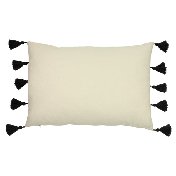 Ashram Eye 35x50 Feather Filled Cushion Mono - Canwell Interiors Limited - Riva