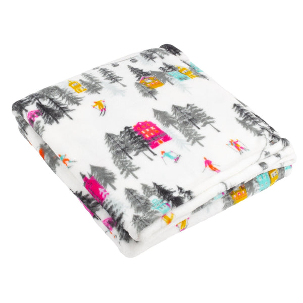 Aspen 130x150 Throw Snow - Canwell Interiors Limited - Riva