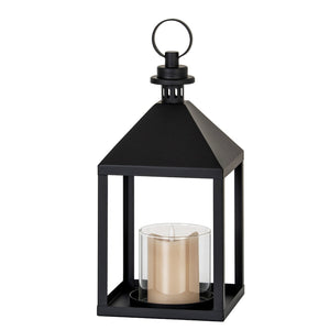 Astra Medium Lantern with Glass Candle Holder - Canwell Interiors Limited - Hills