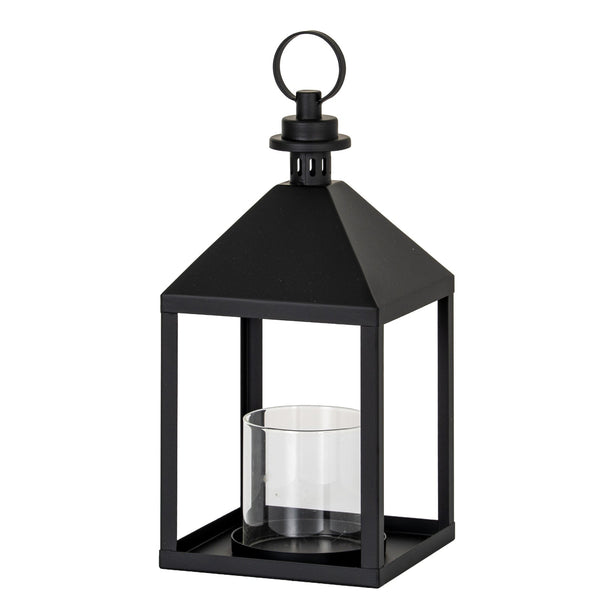 Astra Medium Lantern with Glass Candle Holder - Canwell Interiors Limited - Hills