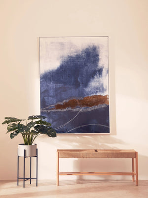 Astratto Blue and Gold Wall Art - XShowhome Limited - Xshowhome