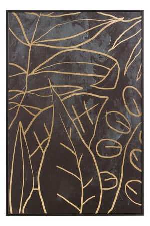 Astratto Canvas Black and Gold Wall Art - Canwell Interiors Limited - Xshowhome