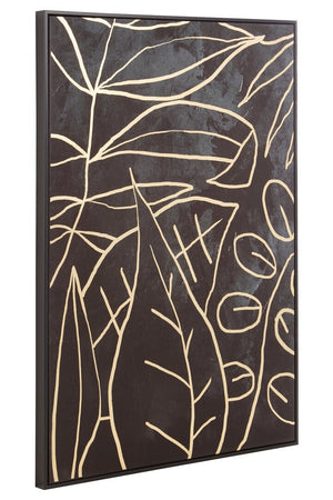 Astratto Canvas Black and Gold Wall Art - Canwell Interiors Limited - Xshowhome