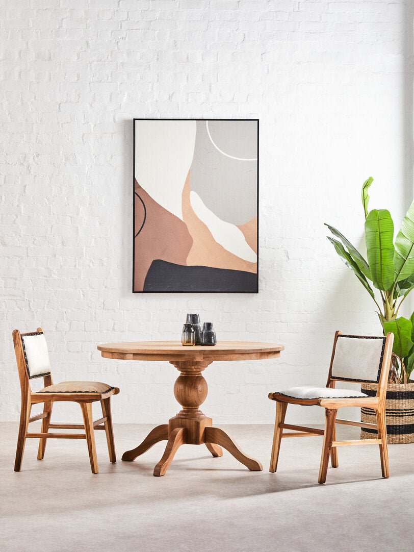 Astratto Neutral Abstract Canvas Wall Art - Canwell Interiors Limited - Xshowhome