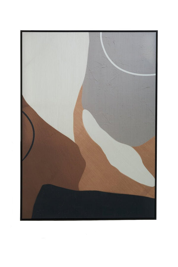 Astratto Neutral Abstract Canvas Wall Art - Canwell Interiors Limited - Xshowhome