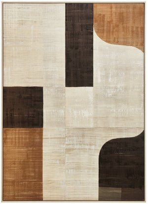 Astratto Neutral Abstract Textured Canvas Wall Art - Canwell Interiors Limited - Xshowhome