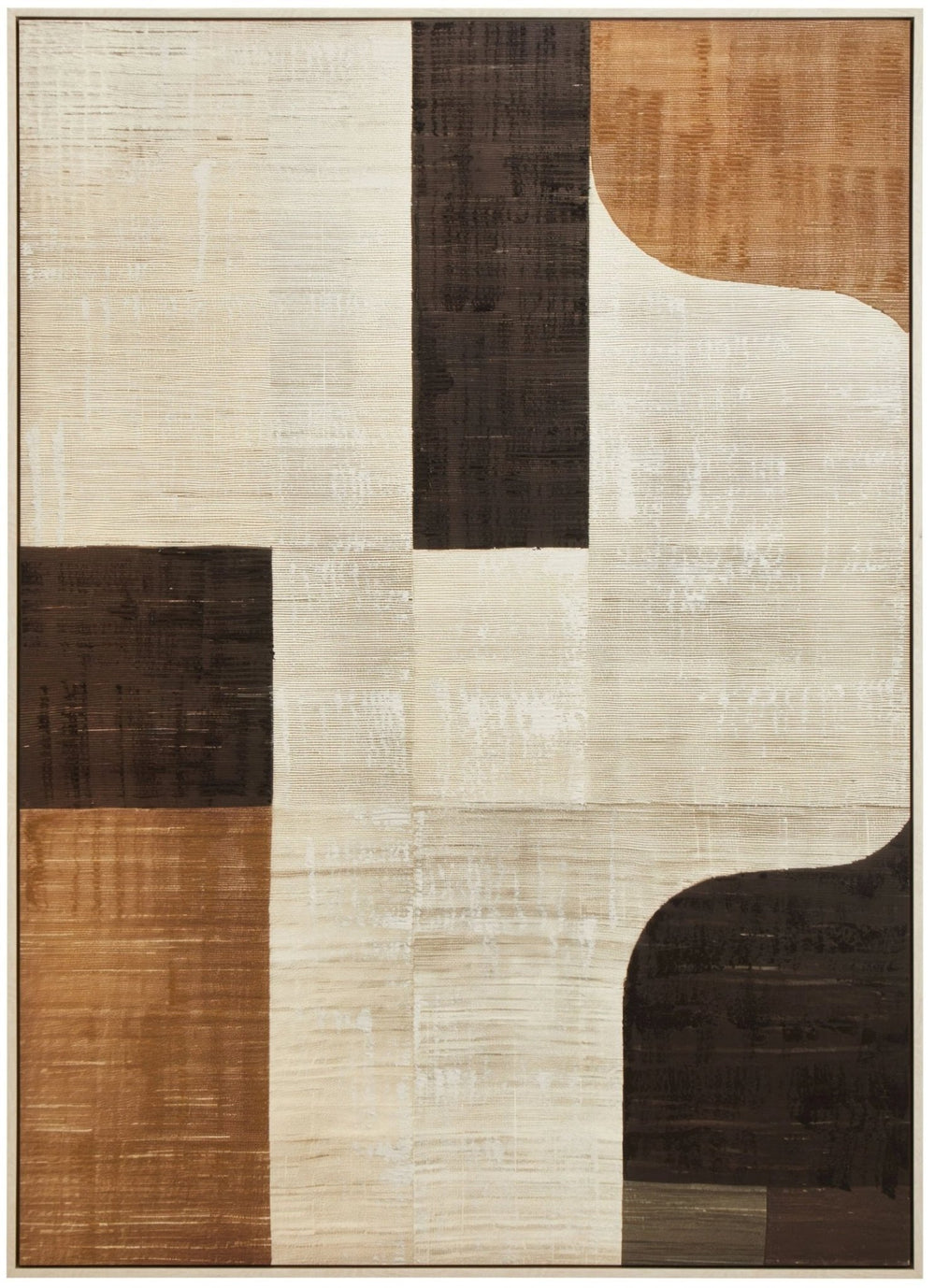 Astratto Neutral Abstract Textured Canvas Wall Art - XShowhome Limited - Xshowhome