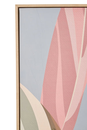 Astratto Pastel Leaves Canvas Wall Art - XShowhome Limited - Xshowhome