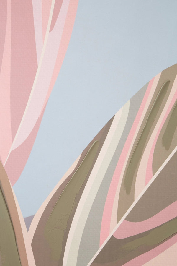 Astratto Pastel Leaves Canvas Wall Art - XShowhome Limited - Xshowhome