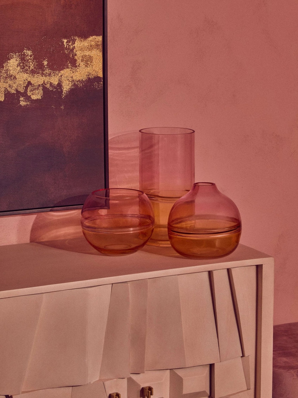 Astratto Pink and Purple Classic Wall Art - XShowhome Limited - Xshowhome