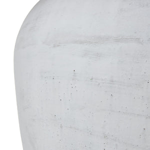 Athena Aged Stone Tall Table Lamp with Linen Shade - Canwell Interiors Limited - Hills