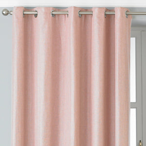 Atlantic 168x137 Ring Top Curtains Blush - Canwell Interiors Limited - Riva