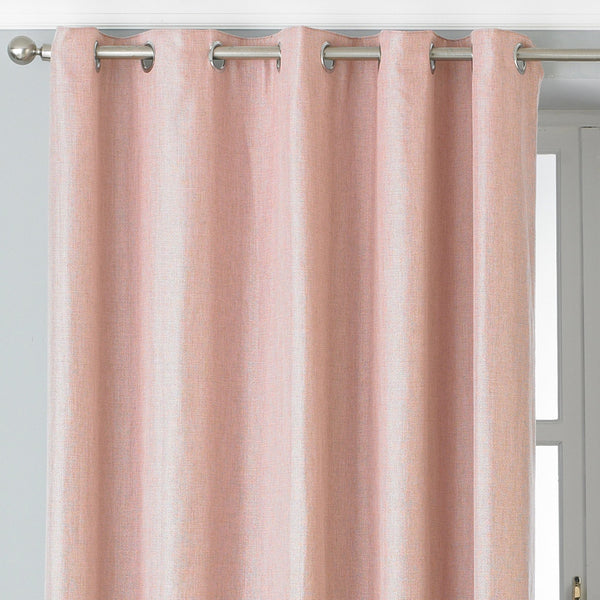 Atlantic 168x137 Ring Top Curtains Blush - Canwell Interiors Limited - Riva