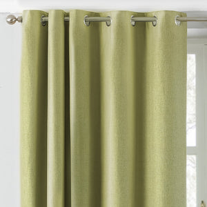Atlantic 168x137 Ring Top Curtains Green - Canwell Interiors Limited - Riva