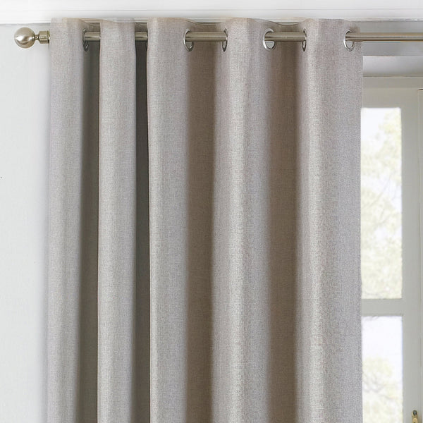 Atlantic 168x183 Ring Top Curtains Natural - Canwell Interiors Limited - Riva