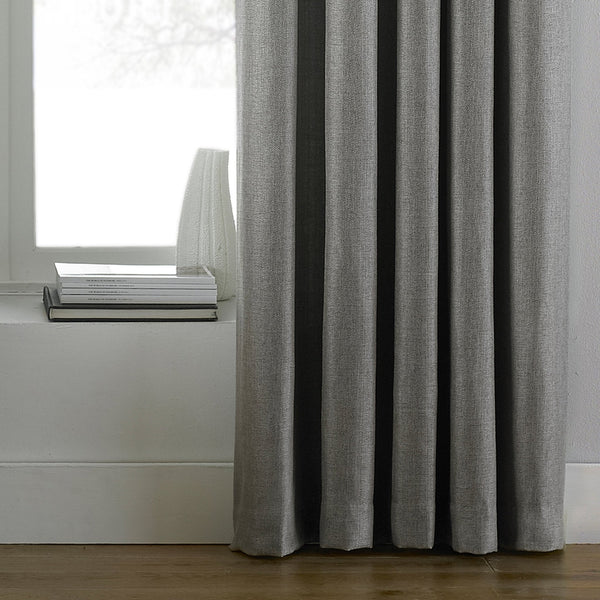 Atlantic 168x229 Ring Top Curtains Grey - Canwell Interiors Limited - Riva