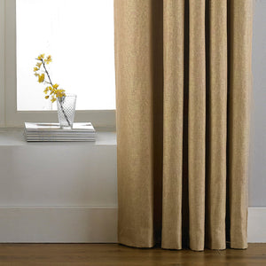 Atlantic 229x137 Ring Top Curtains Ochre - Canwell Interiors Limited - Riva