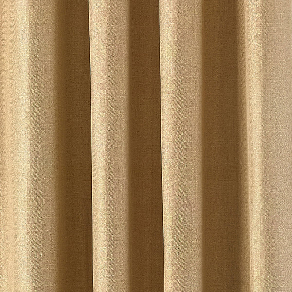 Atlantic 229x137 Ring Top Curtains Ochre - Canwell Interiors Limited - Riva
