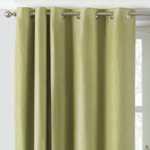 Atlantic 229x229 Ring Top Curtains Green - Canwell Interiors Limited - Riva