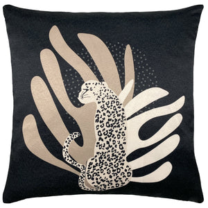 Aurora 43x43 Feather Filled Cushion Blush/black - Canwell Interiors Limited - Riva