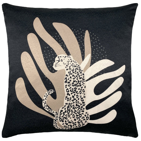 Aurora 43x43 Feather Filled Cushion Blush/black - Canwell Interiors Limited - Riva
