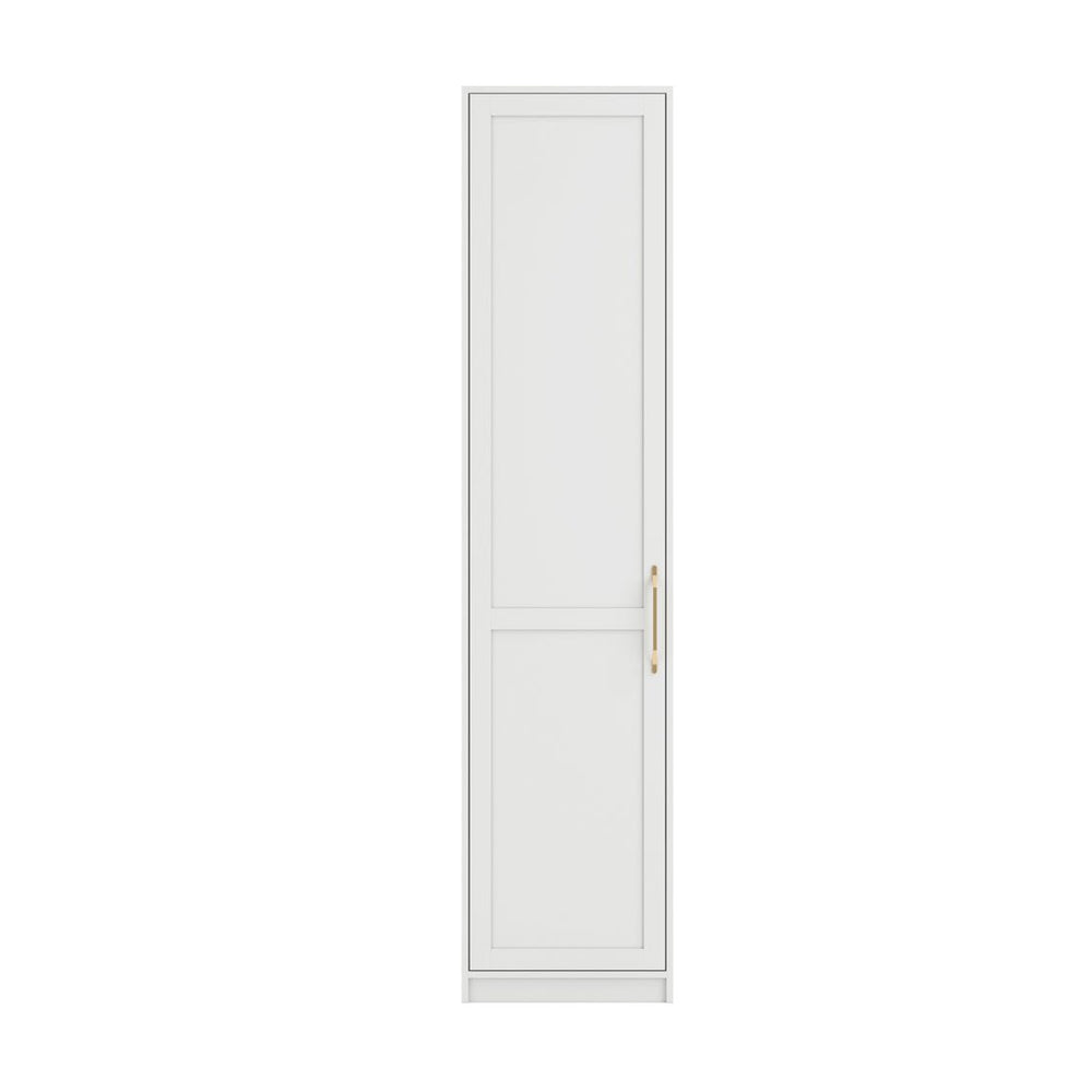 Austen White 1 Door Wardrobe - Canwell Interiors Limited - Canwell