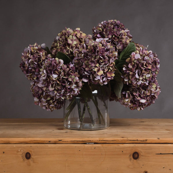 Autumn Burgundy Hydrangea - Canwell Interiors Limited - Hills