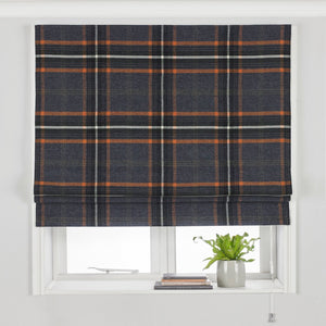 Aviemore 91x137 Roman Blind Rust - Canwell Interiors Limited - Riva