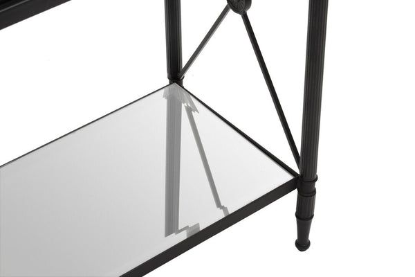 Axis Rectangular Black Finish Side Table - Canwell Interiors Limited - Xshowhome