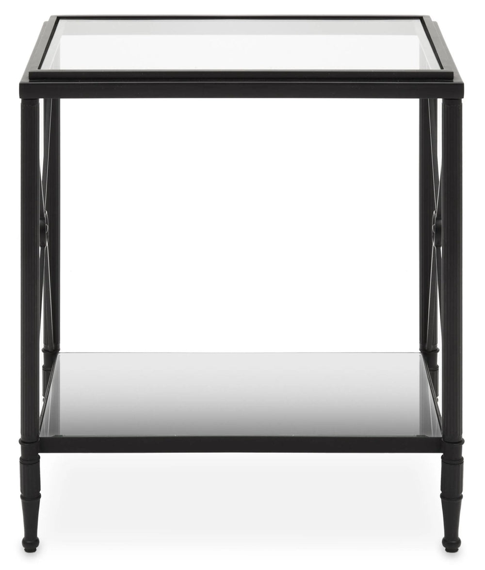 Axis Rectangular Black Finish Side Table - XShowhome Limited - Xshowhome