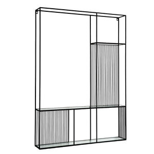 Axis Shelf Unit with Glass Shelves - Canwell Interiors Limited - Hills