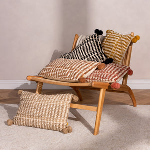Ayaan 30x50 Feather Filled Cushion Brick - Canwell Interiors Limited - Riva