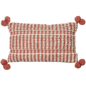 Ayaan 30x50 Feather Filled Cushion Brick - Canwell Interiors Limited - Riva