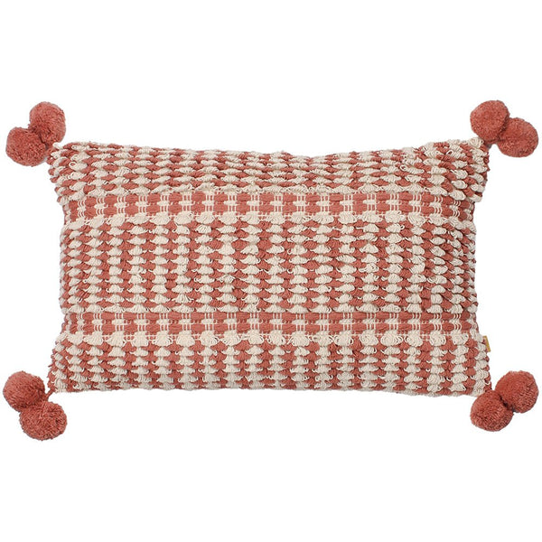 Ayaan 30x50 Feather Filled Cushion Brick - Canwell Interiors Limited - Riva