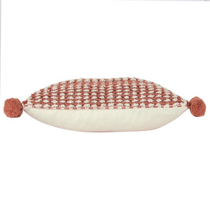 Ayaan 30x50 Feather Filled Cushion Brick - Canwell Interiors Limited - Riva