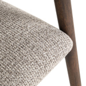 Dining chair Mihara mocca fancy fire retardant