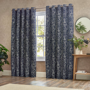 Bali 228x137 Eyelet Curtains Midnight - Canwell Interiors Limited - Riva
