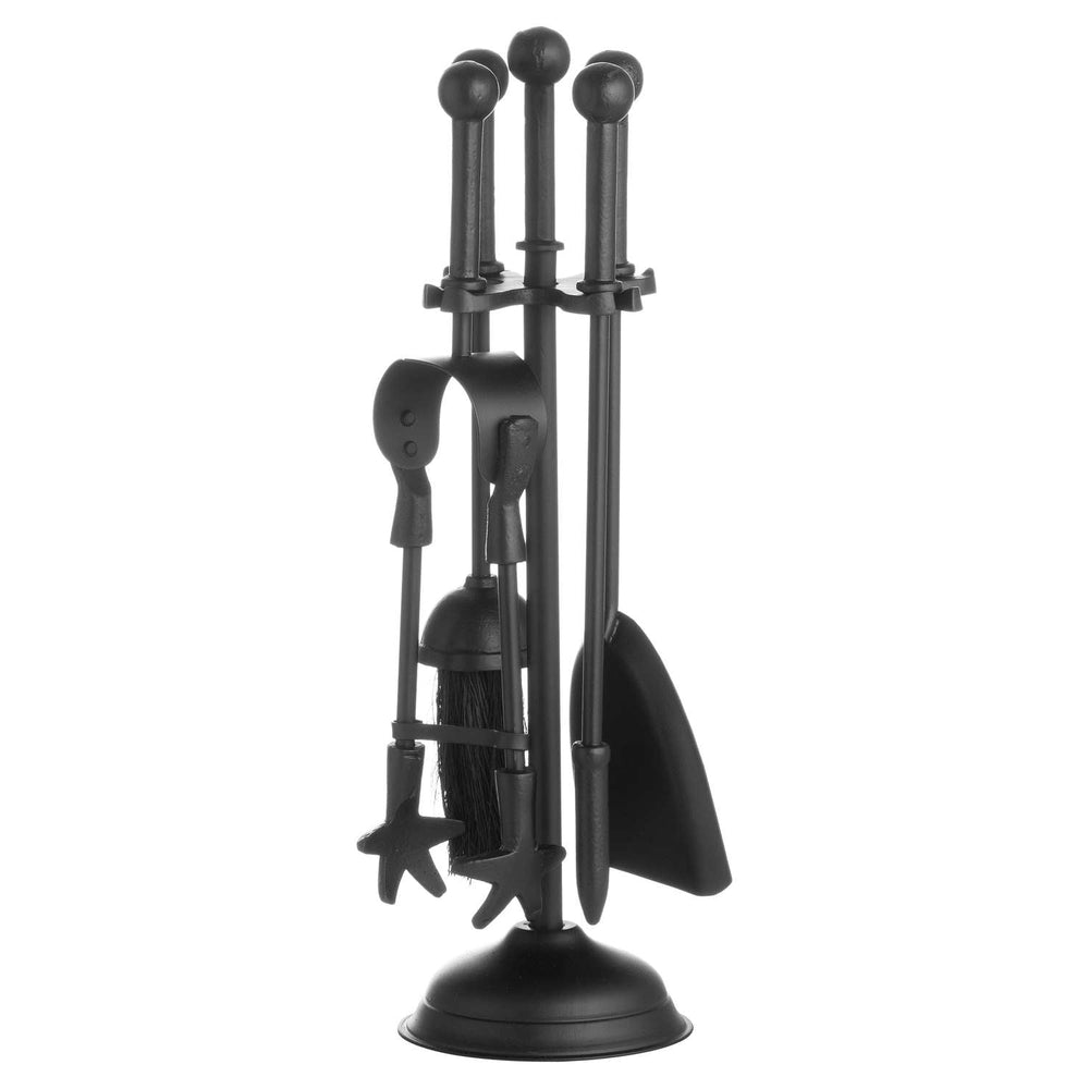 Ball Topped Companion Set in Black - XShowhome Limited - Hills