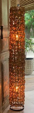 Bamba Round Lamp Natural - ID9314650390858 - Canwell Interiors Limited - Wilde Java