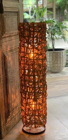 Bamba Round Lamp Natural - ID9314652062026 - Canwell Interiors Limited - Wilde Java