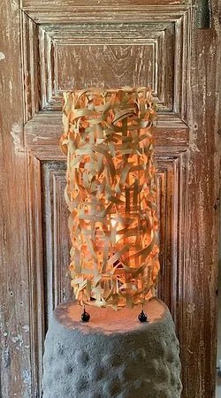 Bamba Round Table Lamp Natural - Canwell Interiors Limited - Xshowhome