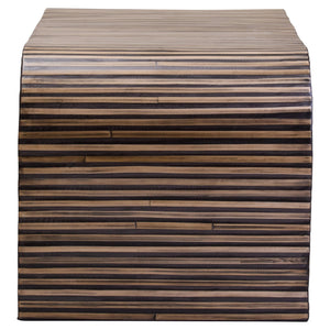 Bambusa Bamboo Inlay Curved Coffee Table - XShowhome Limited - Xshowhome